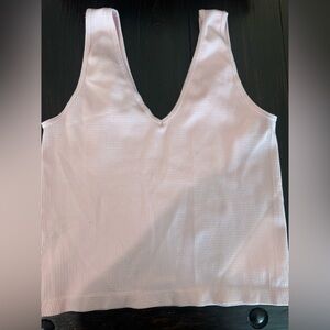 Light Pink Ribbed Tank